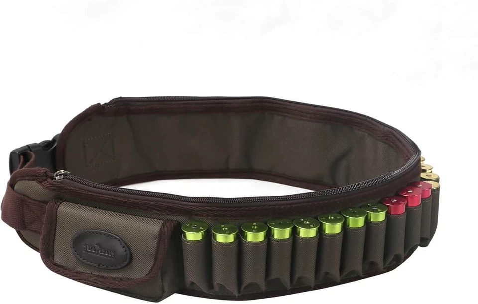 Jagd Patronengurt, Munitionstasche, Nylon, 12/20 Ga, 90cm, Tasche, Tourbon - Bild 3 von 4