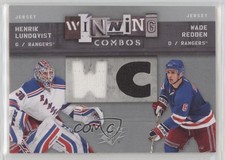 2009-10 SPx Winning Combos Henrik Lundqvist Wade Redden #WC-HW HOF 0o5t