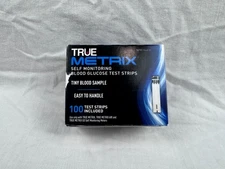 True Metrix Blood Glucose Test Strips 100Ct, Exp 8/2026