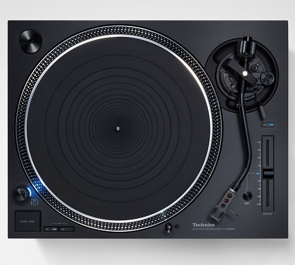 Technics SL-1200GR2-K Direct Drive DJ Turntable System Black Delta