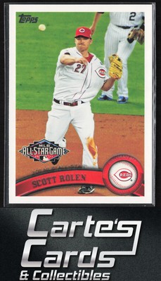 Scott Rolen 2011 Topps Update #US310 Cincinnati Reds Missing Foil Error HOF
