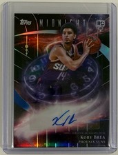 🏀Koby Brea 2025-26 Topps Midnight Auto Stroke Of Midnight RC Suns #SMR-KB