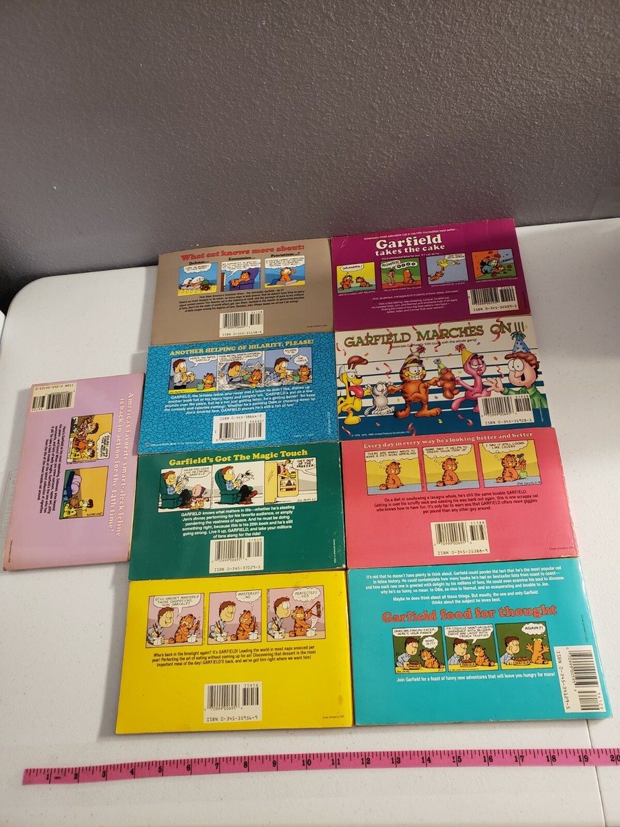 Lot of 9 Vintage Garfield Books | eBay