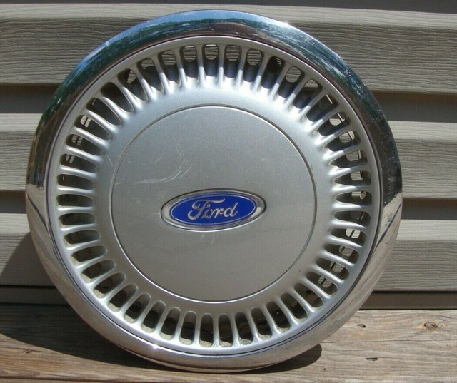 1 Pair OEM 1986 1991 Ford Taurus Deluxe 14" Hubcap Wheel Cover F0dc