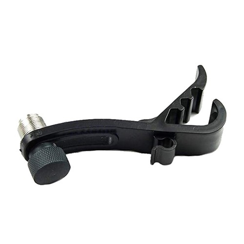 Black Drum Mic Shockproof Clamp Metal Movable Mount Kit Instrument Accessories