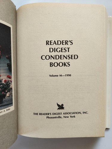 Reader's Digest Condensed Books 1990 Set Volumes 1-5 & M Patterned Covers Decor - Picture 10 of 16