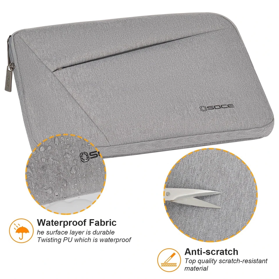 Osoce - Carrying Case for 10"-13” iPad, Tablet PC - Gray - Image 3 of 4