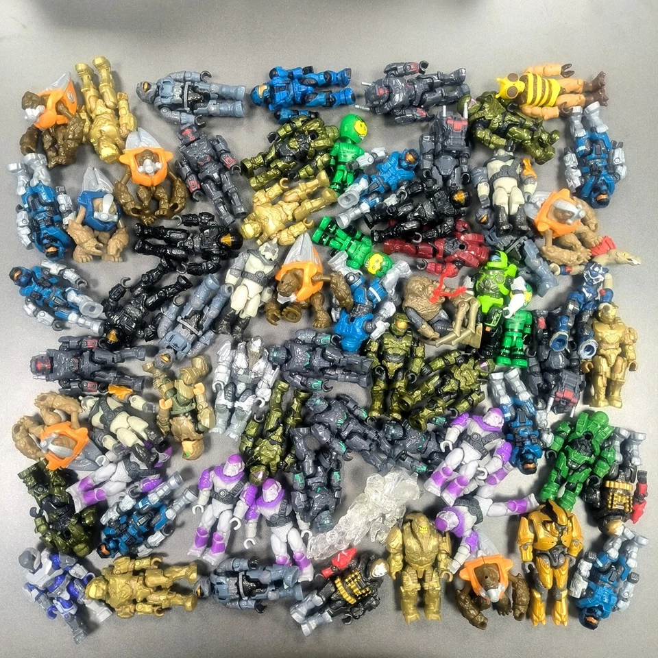 Random 10PCS Halo Mega Bloks Party Building Toys Action Figure - Some Repeat - Image 3 of 4