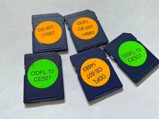 Lot of 3pcs 8gb TRANSCEND Sticker on SDhc Memory Cards for Sdhc Nikon Canon