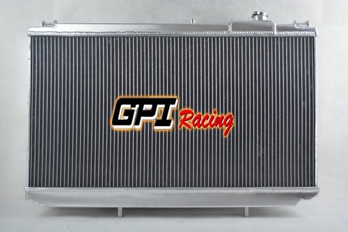 56MM Fit TOYOTA ARISTO JZS161 2JZ-GTE 3.0L TURBO 1997-2004 AT Aluminum Radiator - Picture 10 of 11