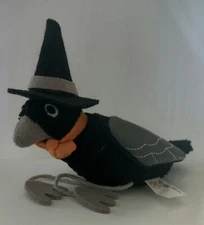 Target Bullseye Playground Halloween 2023 Plush Black Raven Crow Witch 