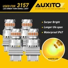 4x AUXITO 3157 3156 3057 4157 Amber LED Turn Signal Indicator Parker Light Bulbs