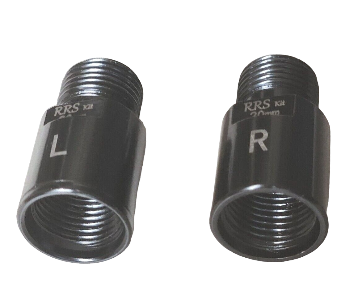 UK SELLER Pair Bike Pedal Extenders 20mm Spacers Adaptors 9/16 MTB Shimano Cycle eBay