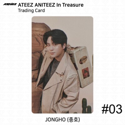 ATEEZ ANITEEZ In Treasure POP UP Official MD Trading Photocard K