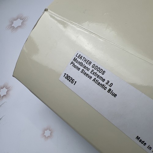 480€ UVP - Montblanc Phone Pouch 130261 Atlantic Blue Extreme 3.0 Handyhülle - Bild 5 von 7