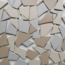 3,5 kg frostsicherer Fliesenbruch verschiedene Mixe Rotmix, Naturmix, Mosaik