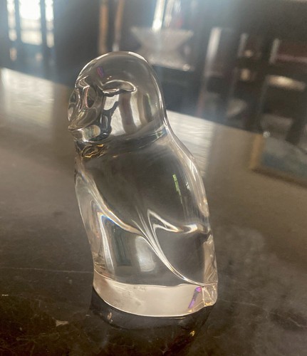 VILLEROY & BOCH HAND BLOWN GLASS OWL FIGURINE IN EXCELLENT CONDITION - Picture 5 of 8