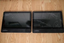 2x Partner Tech FS156 / AUO TPK GP Wireless Touch Screen Tablet CRACKED SCREEN