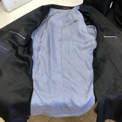 Tommy Hilfiger Black TUX Sport Coat Tuxedo SATIN Lapel Jacket Formal PROM Blazer - Picture 3 of 5
