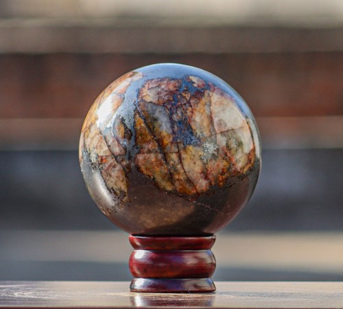 7,09 lb. Plata Seymchan Meteorito Meditación Aura Poder Espíritu Piedra Esfera - Imagen 7 de 10