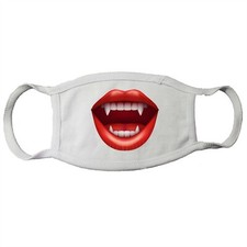 Vampire Mouth Cotton Cloth Face Mask Fashion Cover