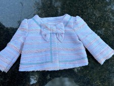 Janie And Jack Pastel Multicolor Cropped Tweed Jacket Textured Weave Sz 12-18 M