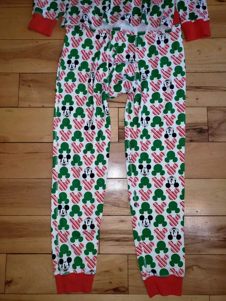 Disney A Essentials 2 件米老鼠圣诞睡衣 L 码 — 第 2/4 张图片