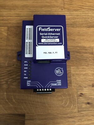 PROSOFT PS-QS-1510-0780 SERIAL ETHERNET QUICKSERVER PSQS15100780