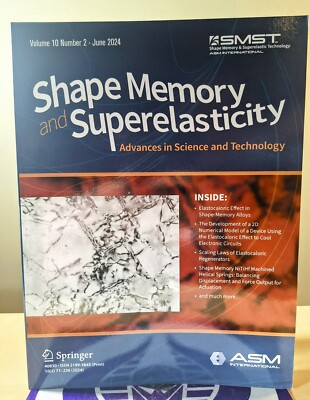 SHAPE MEMORY AND SUPERELASTICITY TECHNICAL JOURNAL JUNE 2024