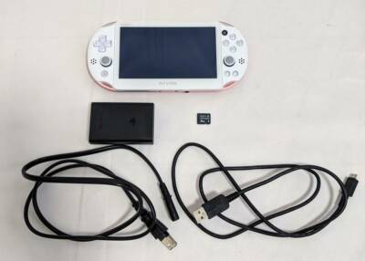   PlayStation Vita PCH-2000 ZA19 slim Light Pink White Consoles with 16GB memory
