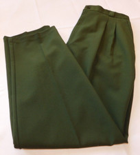 Fundamental Things Women's ladies Pants Slacks Size 14 Green Pleated Front GUC