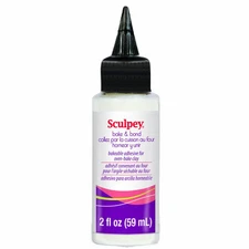 Sculpey ADHESIVE - Bake and Bond for Oven Bake Sculpting for Polymer Clay fimo