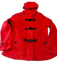 Sebby Orange Soft Sweatshirt Jacket Women s L...