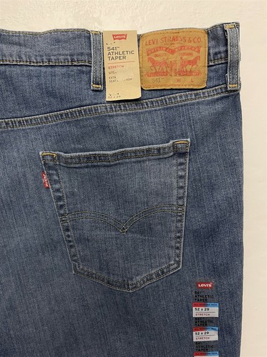 NWT Levi's 52 x 29 Levi's Stretch 541 Athletic Fit Thermadapt Denim Jeans  193239969573 | eBay