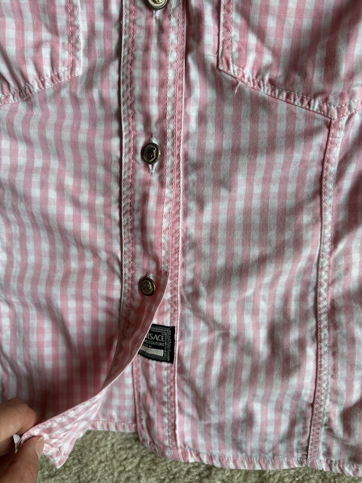 Versace Barbie Blouse Medium - image 5