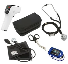 Home/Professional Diagnostic Kit, Infared Thermometer, Pulse Oximeter, and More