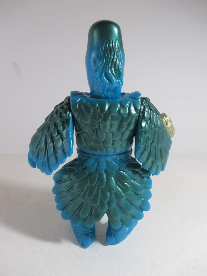 Boneco DAIMON 9" Sofubi Vinil Kaiju M1-GO YOKAI MONSTER SPOOK WARFARE 1997 Japão - Imagem 3 de 4