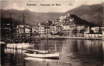 CPA AK SAN REMO Panorama vom Pier ITALIEN (498254)