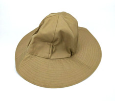 Vintage United Hatters, Cap, Millinery Workers Bucket Hat - fishermans cap tan