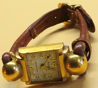 Montre Mécanique Vintage LOV Pour Dame - Boîtier Plaqué Or - Mouvement Manuel - Occasion Fonctionnelle