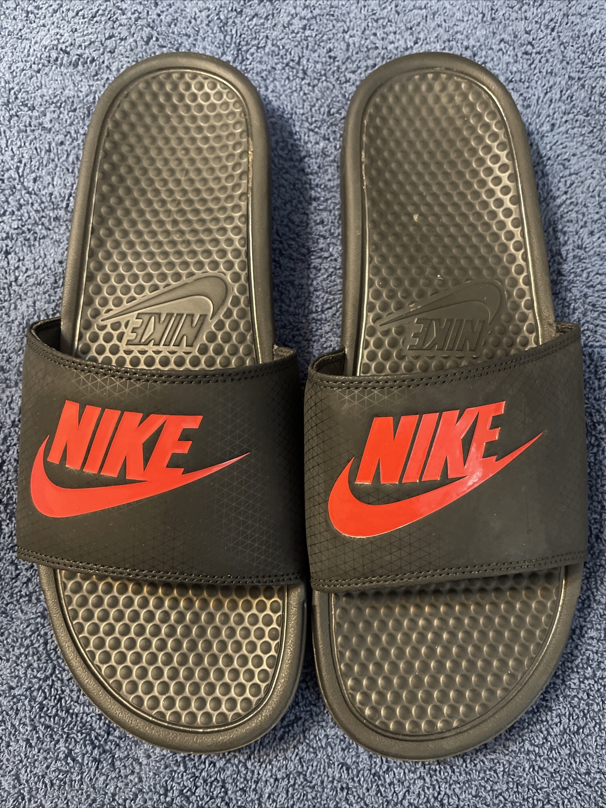 NIKE Sandals Size 13 BLACK/RED CHALLENGE SPORT SANDA… Gem