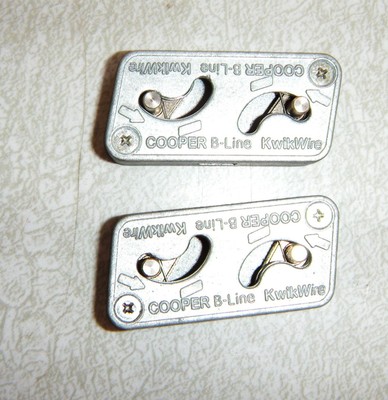 TWO COOPER B-LINE Electric Wire Connector