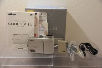 Compact Digital Camera Nikon Coolpix S10 Vr X38 | eBay