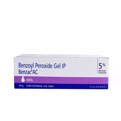 Gel Traitement Anti-acné Galderma Benzac AC 2.5% - 30g, Date De Péremption Lointaine