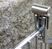 BALTON GITTERBODEN CHROM 27 46 65 85 104 X 38 cm OHNE HALTER TV Boden