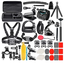 50 in 1 Action Camera Accessory Kit Compatible with GoPro Hero 11 10 9 8 7 6 5 4