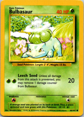 Pokémon Base Set - Choose Your Card 1999 Vintage WoTC - NM/LP All 102 Available