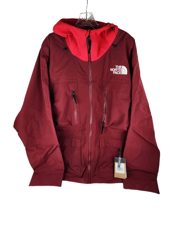 NWT Mens TNF Dragline Jacket $425  red cordovan DryVent BioBase 3 layer size XXL - Image 2 of 4