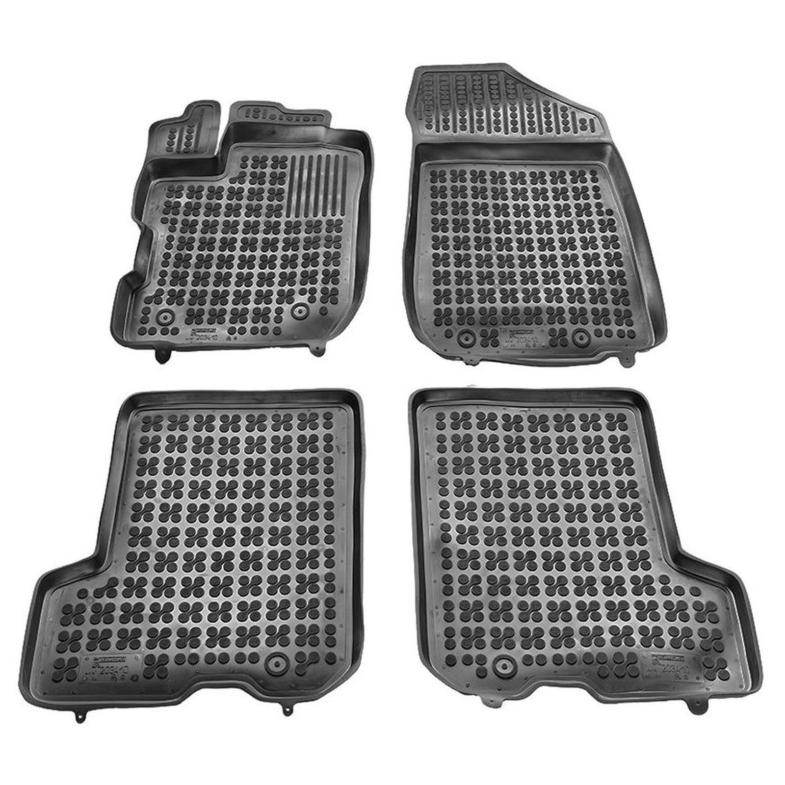 Tapis caoutchouc 3D Dacia Sandero II 2019 version 4x2 noir