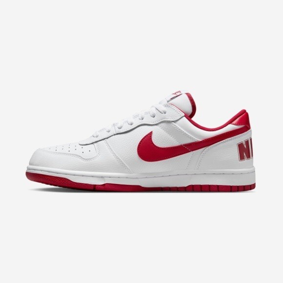 Nike Big Nike Low - Бело-красный 355152-150 Мужская обувь с доставкой 20390₽